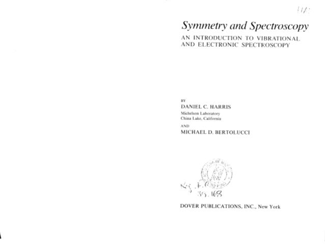 symmetry and spectroscopy harris pdf free download